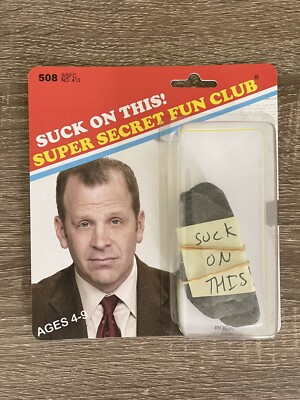 Super Secret Fun Club Toby The Office  Suck on This  Collectible
