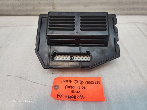 94 JEEP CHEROKEE XJ 4.0 AUTOMATIC ENGINE COMPUTER ECM ECU P56028296 56028296 - Picture 10 of 10