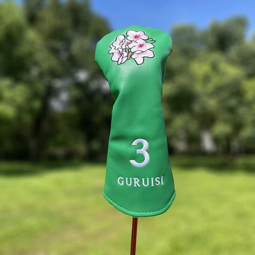 Cubierta de cabeza de madera Master Flower Golf cubierta de cabeza PU conductor calle híbrido cubierta de club - Imagen 33 de 55