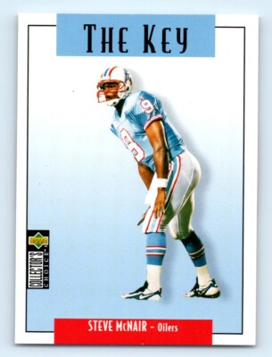 1995 Upper Deck Collector's Choice Update The Key Steve McNair Houston Oilers