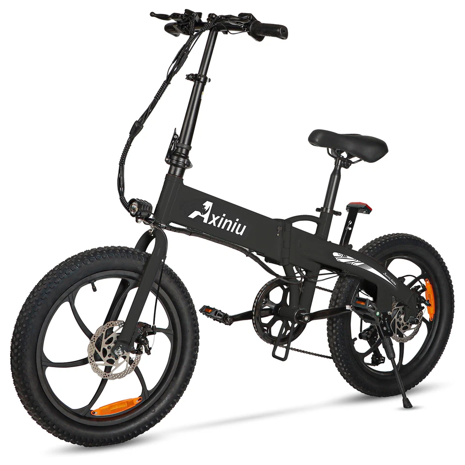 Bicicleta eléctrica de 20" para adultos 850 W motor bicicleta de ciudad bicicleta eléctrica de cercanías EE. UU. Foto 4 de 4