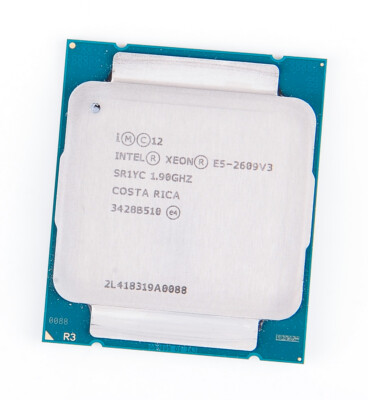 Intel Xeon E5-2609v3 Six Core CPU 6x 1.90 GHz, 15 MB SmartCache - SR1YC