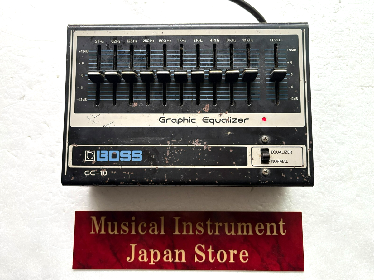 BOSS GE-10 エフェクター BOSS GE-10 EQ Vintage Guitar Effect Pedal Graphic Equalizer