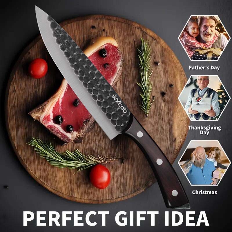 4pcs Multipurpose Kitchen Chef's Knife Boning Knife Meat Cleaver Stainless Steel