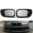 <!--F#f_0-->2Pcs Front Grille Matte Kidney Style Black Fit For BMW E46 2002-2005 3 Series 4D<!--F/-->