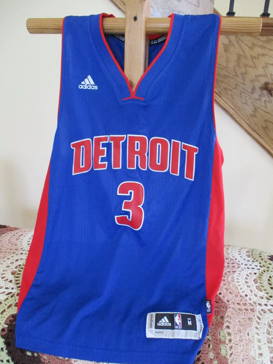 Detroit Pistons 3 Stanley Johnson Adidas Jersey Size M eBay