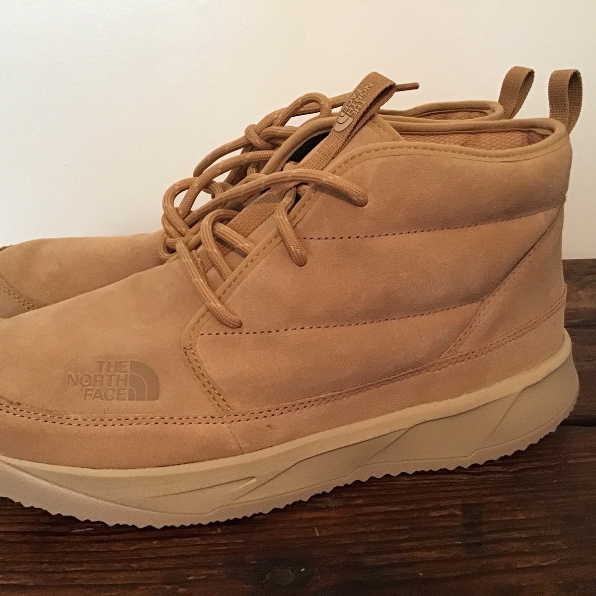 The North Face Men's NSE Lace Up Chukka Suede Boots Tan/Sand
