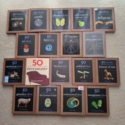 ''50 Ideas You Really Need to Know'' Series Assorted Collection of 18 Books