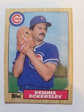 1987 TOPPS DENNIS ECKERSLEY #459 NM