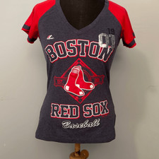 Majestic MLB Boston Red Sox Damska koszulka baseballowa z krótkim rękawem