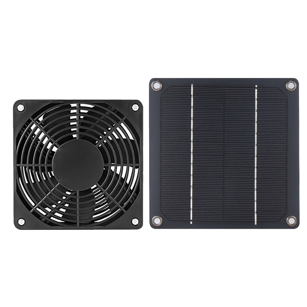 12V 10W Outdoor Solar Powered Panel Exhaust Roof Attic Fan Air Ventilation  Vent | eBay