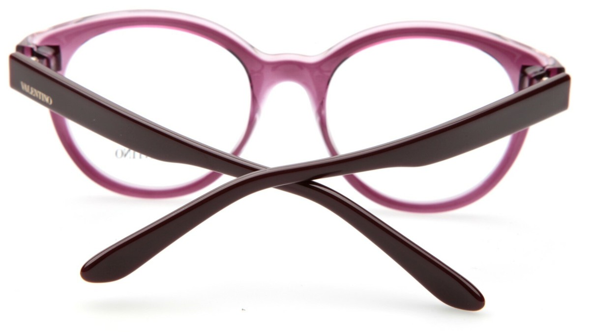 Valentino V2699 513 Burgundy Transparent Rockstud Cat-Eye EyeglassesFrames Only NEW VALENTINO V2699 513 Burgundy /TRANSPARENT EYEGLASSES 50  main image 3