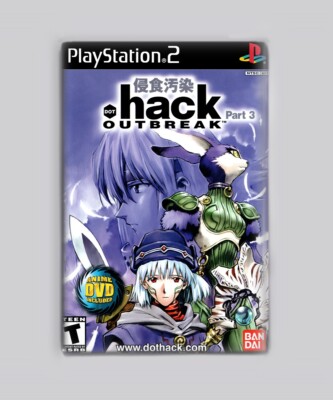 DOT HACK PART 3 - OUTBREAK / PS2 - 2''x3'' FRIDGE MAGNET (playstation 2