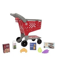 Target Toy Shopping Mini Cart 12 Pieces Kids Groceries Fruit BRAND NEW IN HAND 