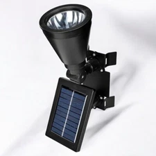 3 LED Solar Powered Flag Pole Spot Light Spotlight Flagpole