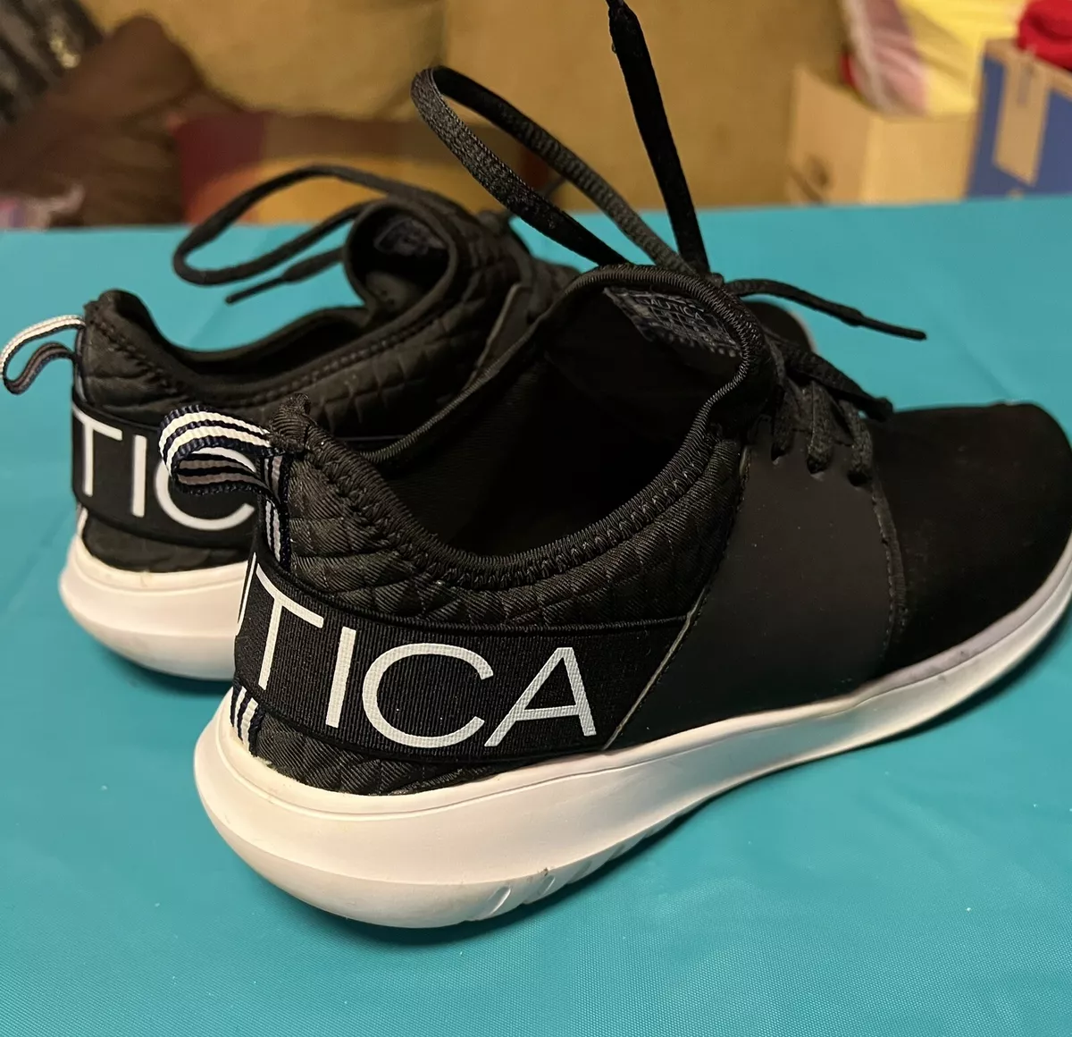 NAUTICA Kappil Step In Sneakers Women s Black Women s Tennis Shoes Sz 8