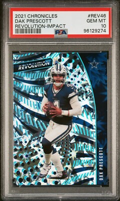 2021 Panini Chronicles - Revolution #REV-46 Dak Prescott /149 PSA 10