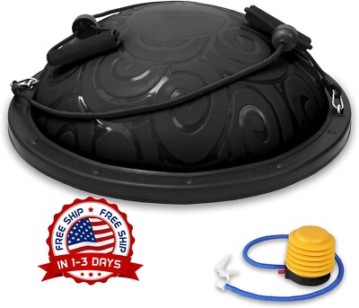 Pelota de equilibrio media pelota de ejercicio con bandas de resistencia US NEW