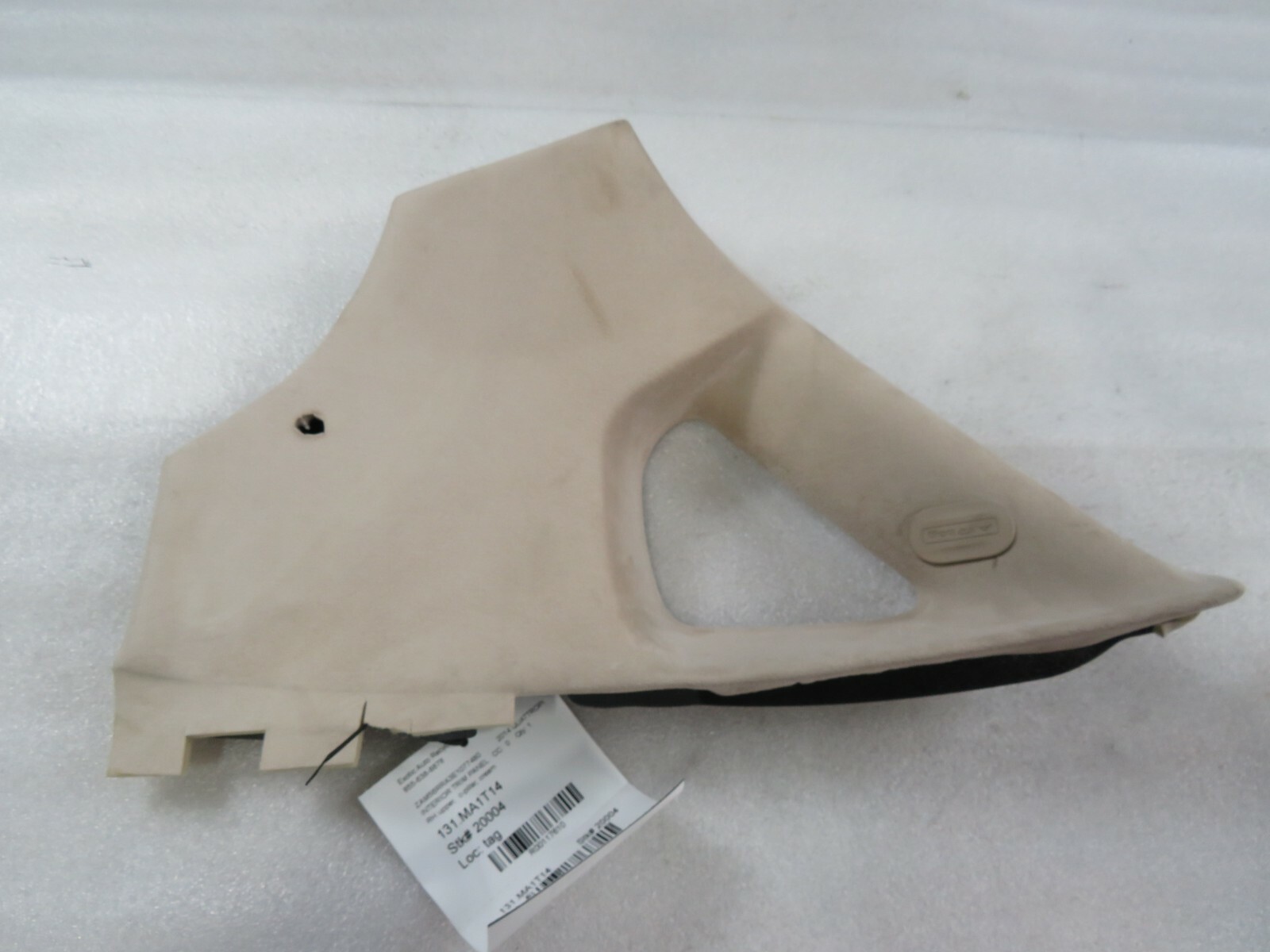 Maserati Quattroporte, RH, Right, Upper C-Pillar Trim Panel, Used, P/N 670071232