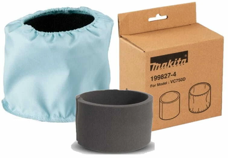 Makita 199827-4 Vorfilter Set Feinfilter und Grobfilter für Modell DVC750