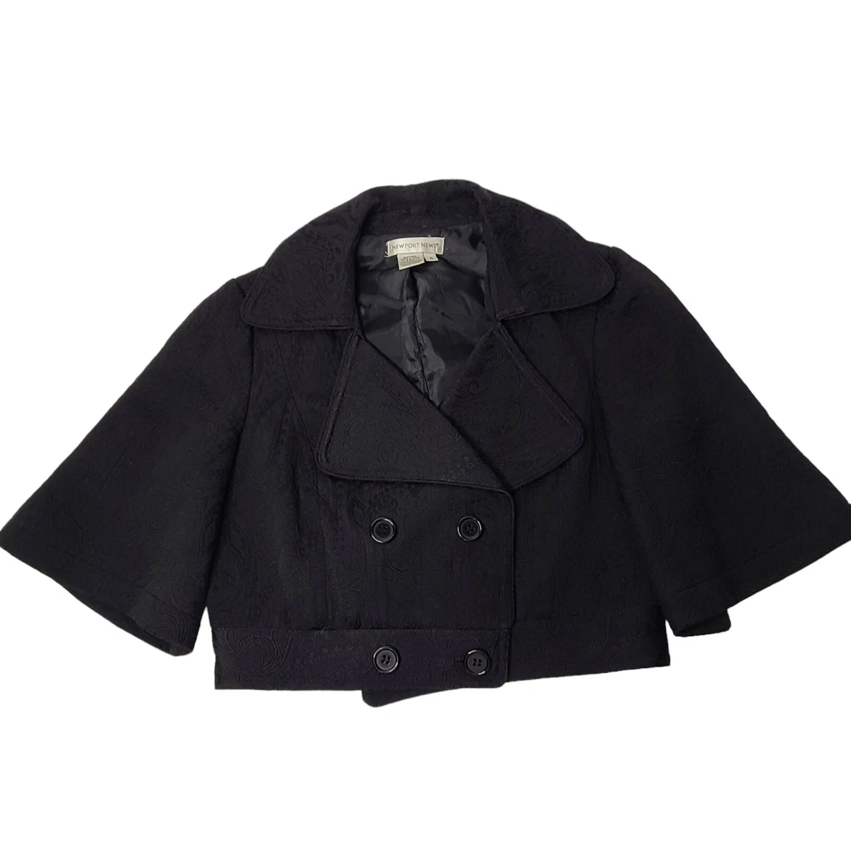 Veste En Soie Shantung Newport News - Taille 18, Turquoise, 3 Boutons, Neuve Avec étiquettes