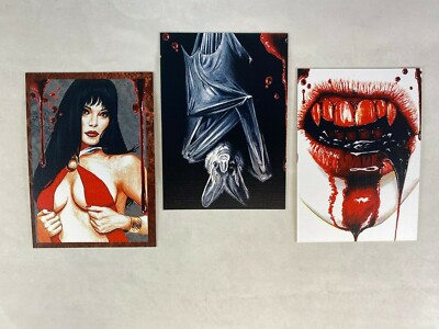 BREYGENT SDCC 3-CARD SET: WOMEN OF DYNAMITE WHITE HOT 2015 by TIM SHAY #/100