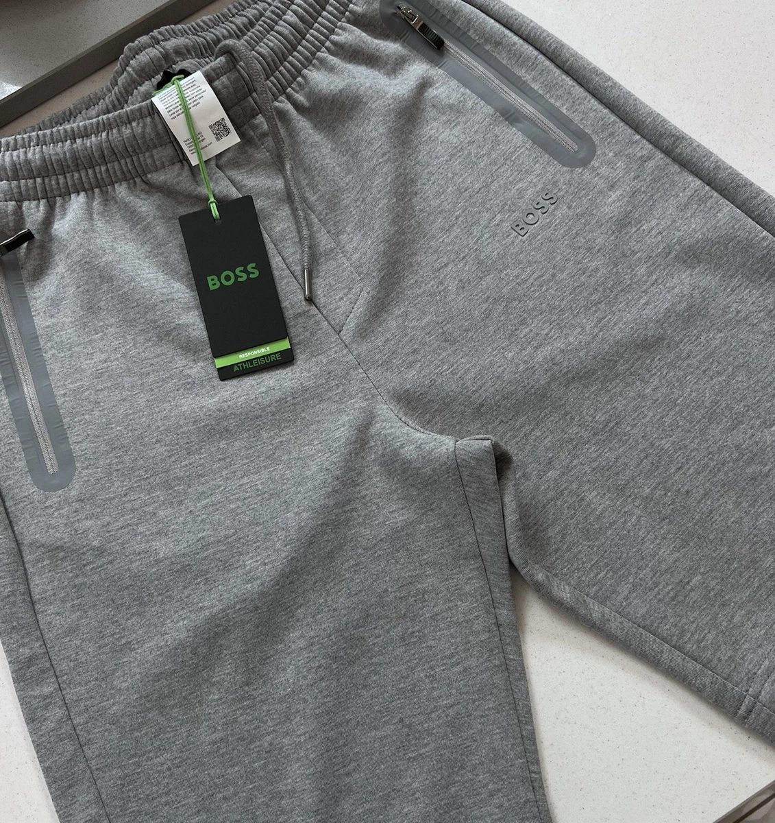 Hugo boss shorts with zip pockets sales