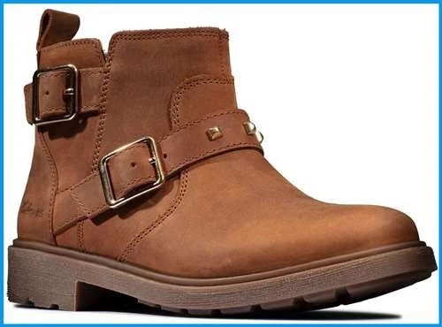 Clarks girls boots store size 8