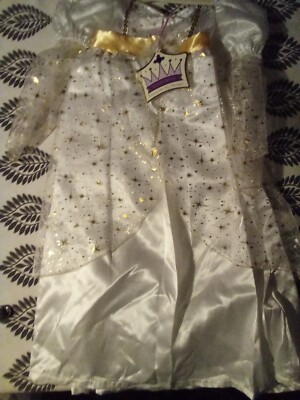 Travis Design Engel Kostüm in Satin mit Flügeln Gr. 6-8 Jahre