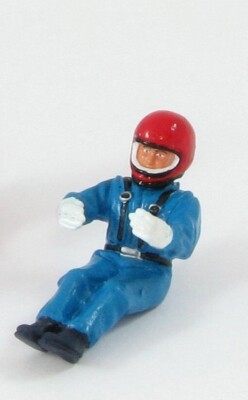 * TOP *      Fahrerfigur für 1:32    Lackiert mit Integralhelm     NEU & OVP    