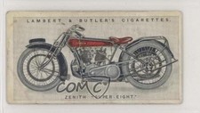 1923 Lambert & Butler Motor Cycles Tobacco Zenith Super-Eight #50 h3a