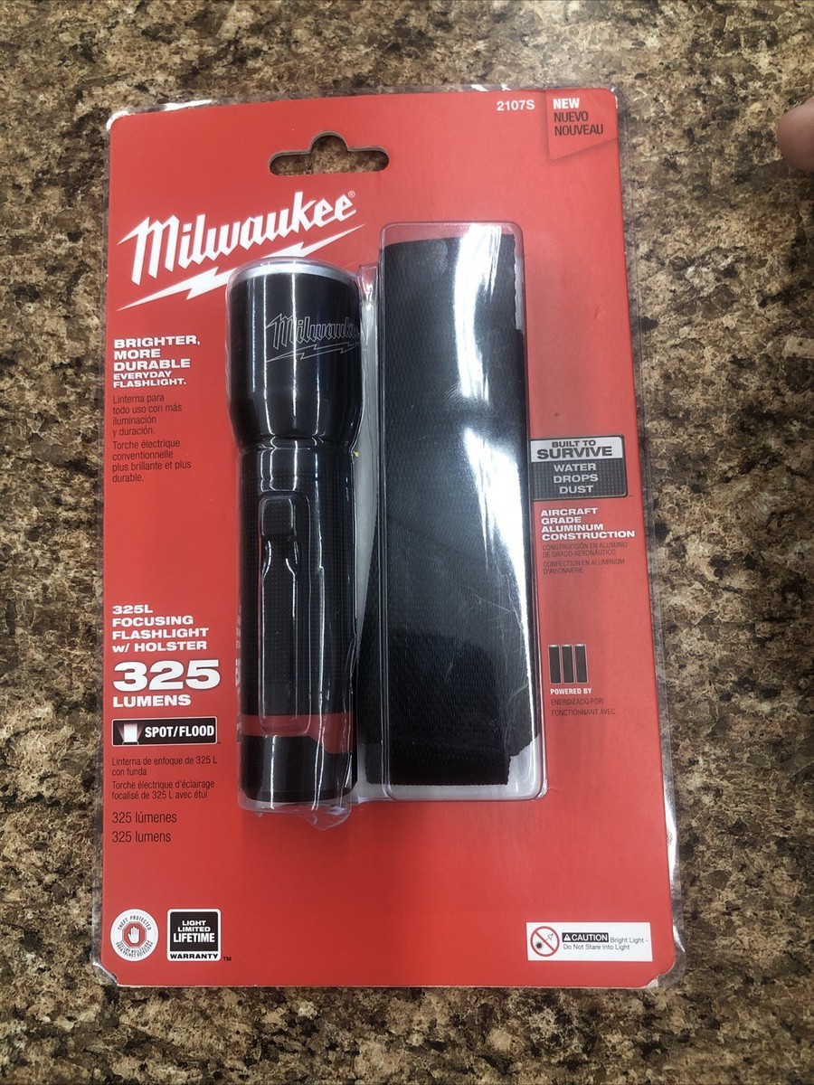 milwaukee 325l flashlight 210721 for Milwaukee.. 325-Lumen LED Focusing : Tools & Home Improvement The penlights lens and 6000 series aircraft aluminum body are impact and corrosion resistant Milwaukee Tool 2107S 325-Lumen Led
