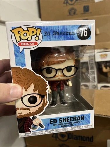 Funko Pop! Rocks Ed Sheeran #76 NIB with Protector