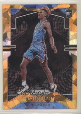2019-20 Panini Prizm Rookie Orange Ice Prizm Darius Bazley #289 Rookie RC 2l4