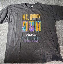 Vintage W.C Handy Jazz Festival 1993 Shirt 2xl Faded Made In USA