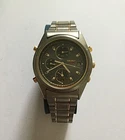 SEIKO TITANIUM CHRONOGRAPH SQ100  QUARTZ MENS WRISTWATCH