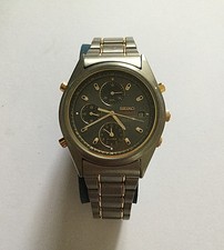 SEIKO TITANIUM CHRONOGRAPH SQ100  QUARTZ MENS WRISTWATCH