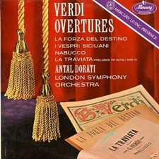 Giuseppe Verdi, London Symphony Orchestra, Antal Dorati, Verdi Overtures, (LP, M