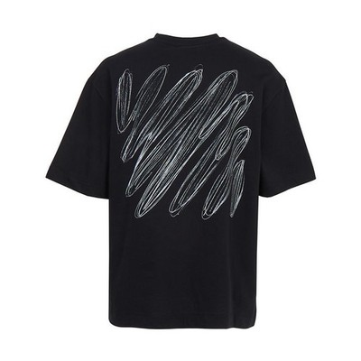 Off White Scribble Diagonal Skate Short Sleeve T-Shirt 44MAA120G5J00E 149502539