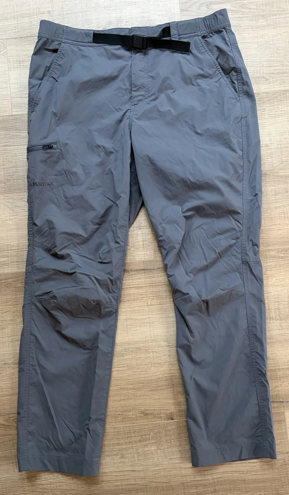 Marmot Arch Rock Pants Mens Size 36x29 Gray Stretch Hiking Camping Outdoor