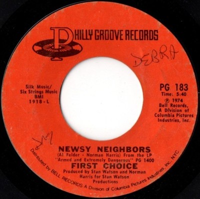 First Choice - Newsy Neighbors, 7'', (Vinyl)