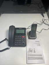 Panasonic Expandable Corded/Cordless Phone System KX-TGB850B New Without Box