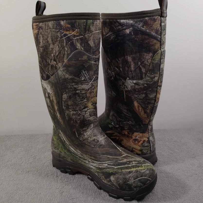 Botas Muck Boot Company Para Hombre Talla 10 Camufladas Roble Musgo Caza Vibram Agarre Ártico Foto 4 de 4