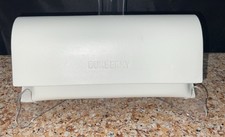 Empty Burberry Leather Eyeglass Soft Case Magnetic Closure /White