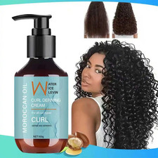 Moroccan Curl Defining Cream 100G Moisturizes Soft Shiny Curls Styling Anti Friz