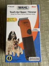WAHL TOUCH-UP PET CLIPPER / TRIMMER 4 BLADE Cordless Battery Powered Dog Cat