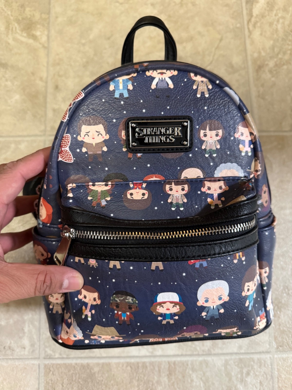 Loungefly Stranger Things Mini Backpack Chibi Cha… - image 5