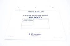 New OEM Kawasaki 99910-2440 Parts Catalog FG200D NOS