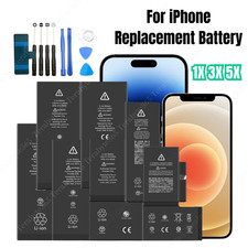Replacement Internal Battery For iPhone 11 12 13 14 15 16 Pro Max XS XR 6 8 Lot