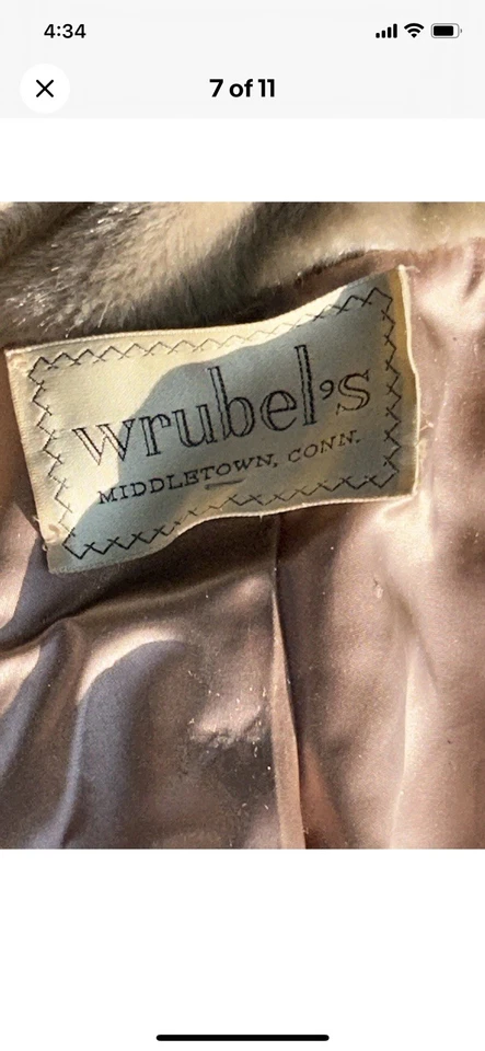 Abrigo aterciopelado vintage MCM Brazotta piel sintética marrón dorado oscilante 3/4 Slvs L X 48 Foto 3 de 4